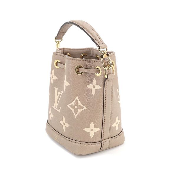 Louis Vuitton Monogram Emplant Nano Noe Shoulder Bag Creme - Picture 3 of 8